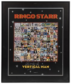 Ringo Starr Signed Vertical Man Limited Edition Poster. 199...