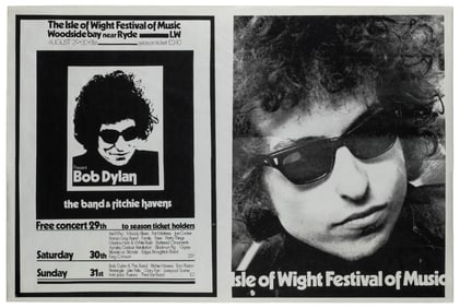Bob Dylan / Isle of Wight Festival of Music. 1969. Uncut do...