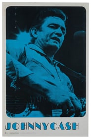 Johnny Cash. 1970. Kensington: Creative Posters. Blacklight...