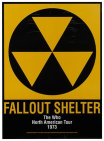 The Who / Fallout Shelter 1973. North American tour poster ...