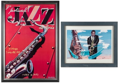 KLASEN, Peter. Jazz Festival de Paris. 1988. Offset printed...