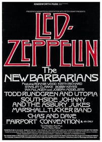 Led Zeppelin / Knebworth Park. 1979. Concert poster for the...