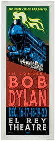TAZ (Jim Evans). Bob Dylan / El Rey Theatre. 1997. Silkscre...