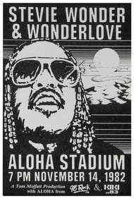 Stevie Wonder & Wonderlove / Aloha Stadium. 1982. Concert p...