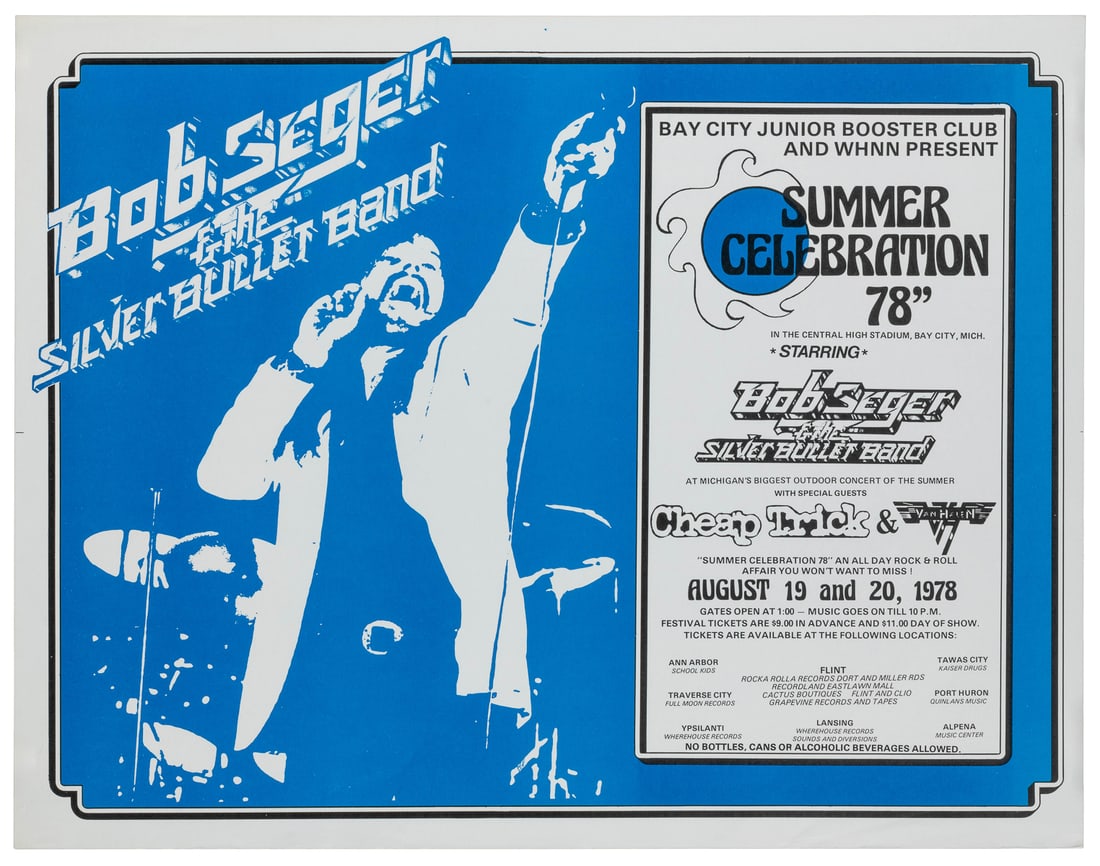Bob Seger & The Silver Bullet Band / Summer Celebration. 19... (1 of 1)