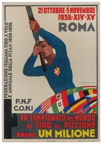 FUCCI, M. Campionato del Mondo di Tiro al Piccione. 1936. M...