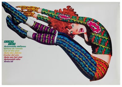 Fiat 127 / Car of the Year. 1972. Italy. Color advertising ...