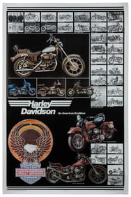 Harley Davidson / An American Tradition. Speedway: Carl Hun...