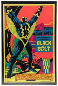 Black Bolt. Marvel Comics/Third Eye, 1971. Blacklight poste...