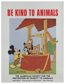 [DISNEY]. Be Kind to Animals / American Society for the Pre...