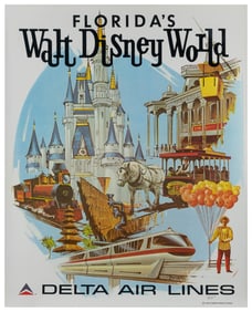 SWENEY, Fred. Delta Air Lines / Walt Disney World. Circa 19...