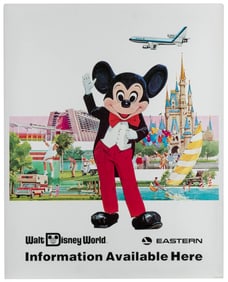 Walt Disney World / Eastern. Circa 1970s. Airline poster pr...