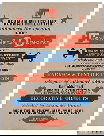 GIRARD, Alexander (1907 – 1993). Herman Miller Inc. / Texti... (1 of 1)