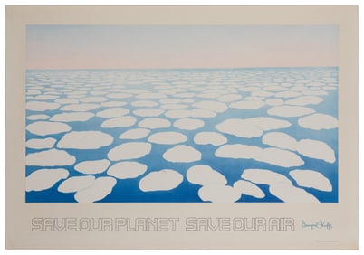 O’KEEFE, Georgia (after). Save Our Planet Save Our Air. 197...