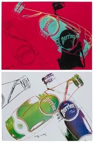 WARHOL, Andy (1928–1987). Perrier (Pink & White). S.A. Lala...