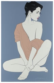 NAGEL, Patrick (1945 – 1984). Commemorative #4 (NC4). 1984....