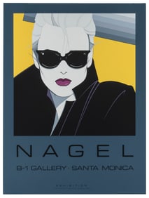 NAGEL, Patrick (1945 – 1984). Nagel / B-1 Gallery Santa Mon...
