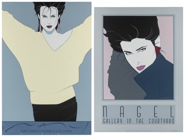 NAGEL, Patrick (1945 – 1984). Nagel. Group of 2 serigraphs....