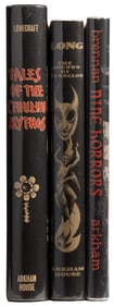 [ARKHAM HOUSE]. Trio of First Editions, including: LONG, Fr...