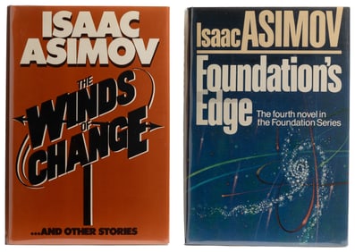 ASIMOV, Isaac (1920-1992). Pair of First Editions, One Sign...