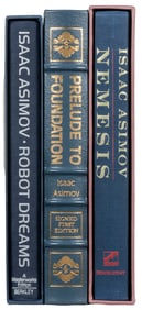 ASIMOV, Isaac (1920-1992). Trio of Signed, Limited First Ed...