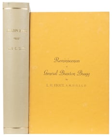 [CIVIL WAR]. [BRAGG, General Braxton (1817-1876), subject]....