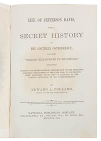 [CIVIL WAR]. [DAVIS, Jefferson (1808-1889), subject]. POLLA...