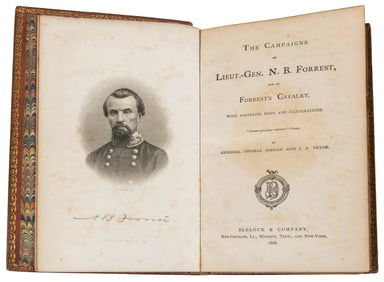 [CIVIL WAR]. [FORREST, General Nathan Bedford (1821-1877), ...
