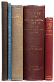 [CIVIL WAR]. Group of 5 First Edition Histories. [V.p., 189...