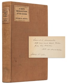 [CIVIL WAR]. [MACKALL, William Whann (1817-1891), subject]....