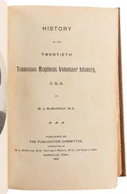 [CIVIL WAR]. MCMURRAY, W. J., M. D. History of the Twentiet...