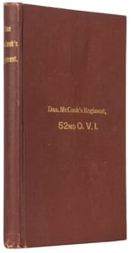 [CIVIL WAR]. [MCCOOK, Col. Daniel (1834-1864), subject]. ST...