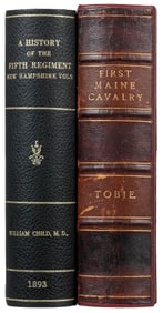 [CIVIL WAR]. Pair of First Edition Regimental Histories, in...
