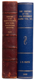 [CIVIL WAR]. Pair of First Edition Regimental Histories, in...