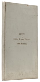 [CIVIL WAR]. PARK, Robert Emory (1843-1909). Sketch of the ...