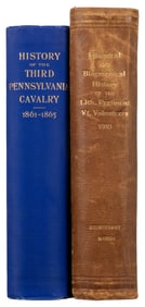 [CIVIL WAR]. Pair of First Edition Civil War Histories, inc...
