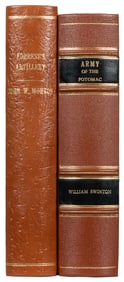[CIVIL WAR]. Pair of Civil War Histories in Fine Modern Bin...