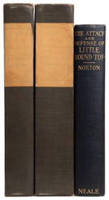 [CIVIL WAR]. Pair of Civil War Histories in Three Volumes, ...