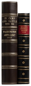 [CIVIL WAR]. Pair of Rebound First Edition Histories, inclu...