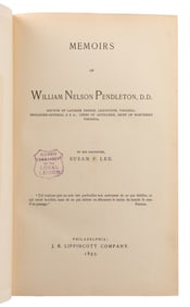 [CIVIL WAR]. [PENDLETON, William Nelson (1809-1883), subjec...