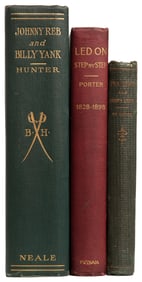 [CIVIL WAR]. Trio of First Editions, including: PORTER, A. ...