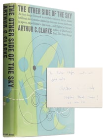 CLARKE, Arthur C. (1917-2008). The Other Side of the Sky. N...