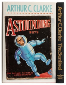 CLARKE, Arthur C. (1917-2008). Pair of Signed First Edition...