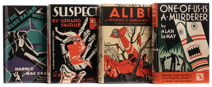 [CRIME CLUB, INC.] Group of 4 Crime Club Mysteries, 3 of Wh...