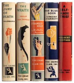 [CRIME CLUB, INC.] Group of 5 First Edition Crime Club Myst...