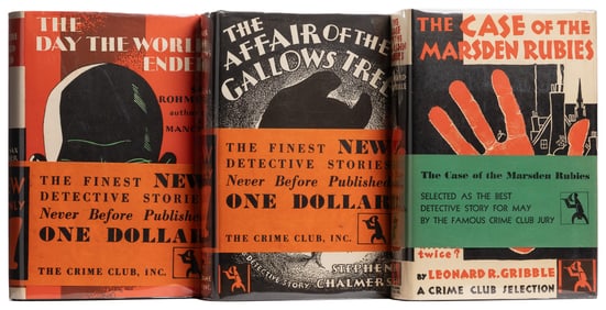 [CRIME CLUB, INC.] Trio of First Edition Mysteries in Dust ...