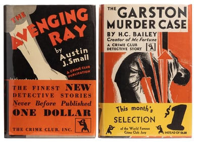 [CRIME CLUB, INC.] Pair of First Edition Mysteries in Dust ...
