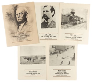 [EARP, Wyatt (1848-1929), subject]. Wyatt Earp’s Personal D...