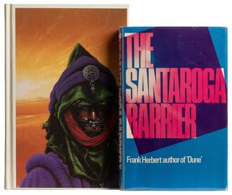 HERBERT, Frank (1920-1986). Pair of Signed First Editions, ...