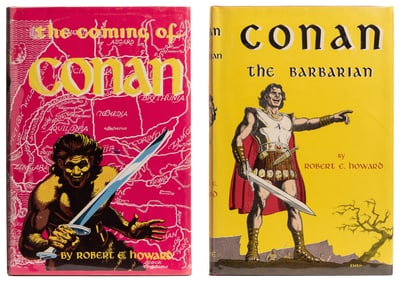 HOWARD, Robert E. (1906-1936). Pair of First Edition “Conan...
